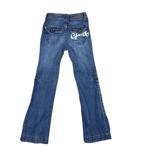Guess Jeans Kids' Embroidered Logo Denim Girls Size 8